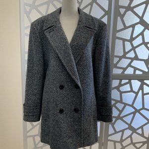 Pendleton Notch Collar Wool 31” Long Coat